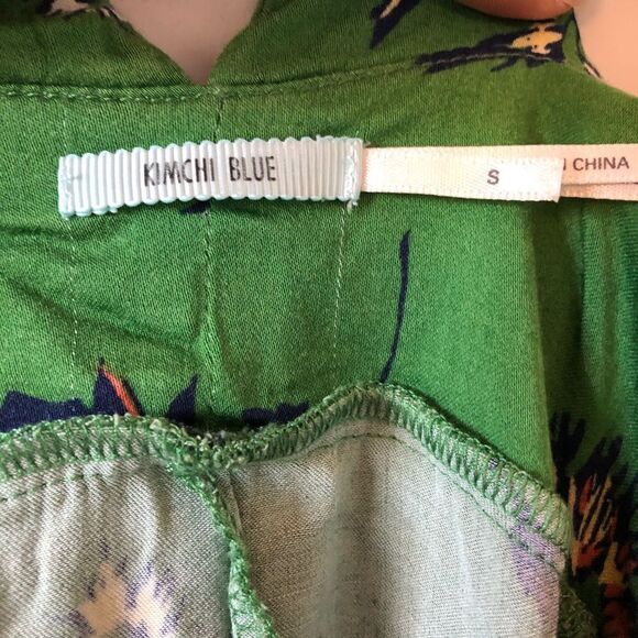 KIMCHI Blue Floral Flutter Off Shoulder Mini Dress - Picture 7 of 8